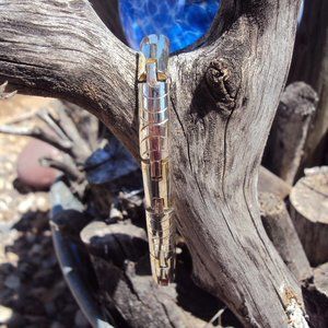 Solid Sterling Silver Bracelet Fold~Over Clasp